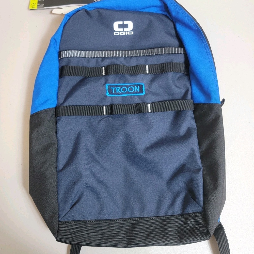 Ogio Alpha Lite Convoy Backpack 21.5L Troon Golf Blue w Black Trim - NEW